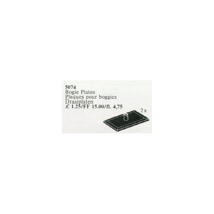 LEGO Bogie Plates Set 5074