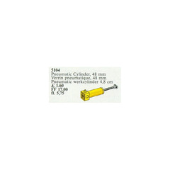 LEGO Pneumatic Piston Cylinder 48 mm Yellow Set 5104