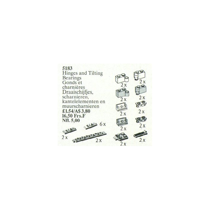 LEGO Hinges and Tilting Bearings Set 5183