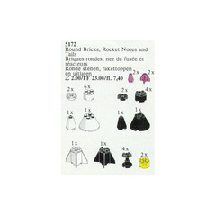 LEGO Round Bricks, Rocket Noses and Tails Set 5172