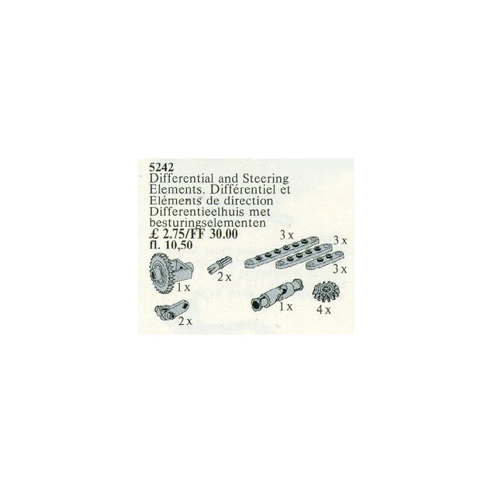 LEGO Differential Housing and Steering Elements Set 5242