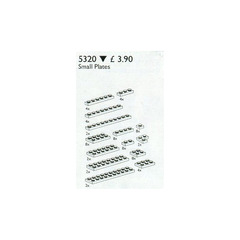 LEGO Small Plates Assorted, White Set 5320