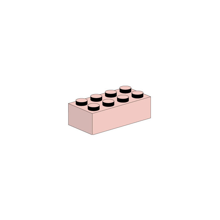 LEGO 2x4 Sand Red Bricks Set 10005