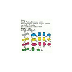LEGO Small Plates, Disks and Cones Set 5198