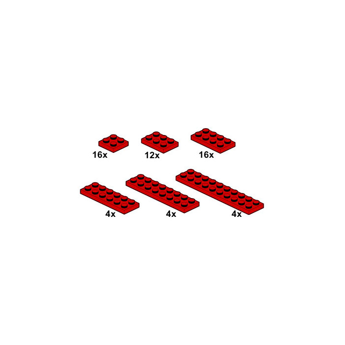 LEGO Red Plates Set 10058
