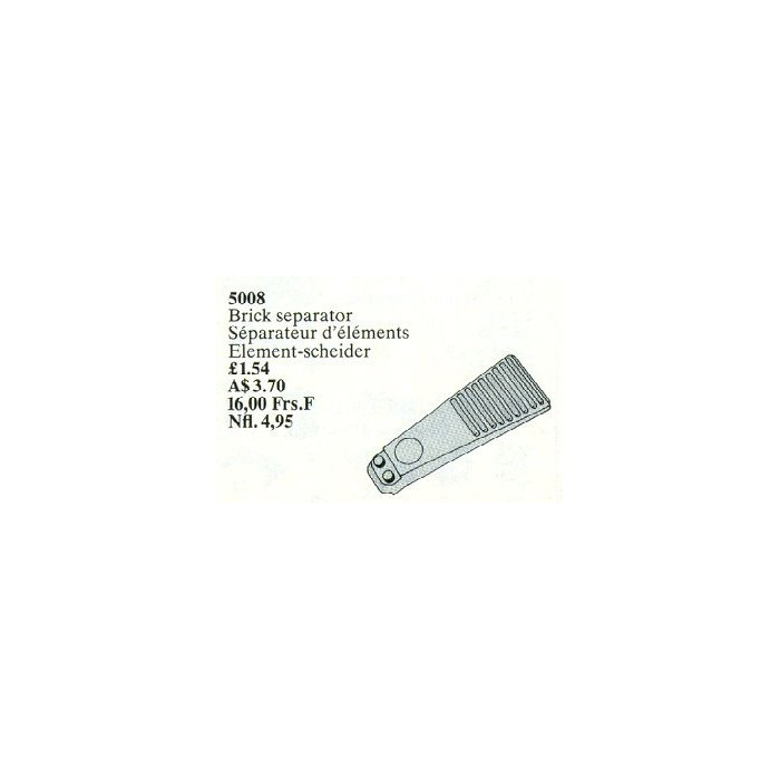 LEGO Element Separator Grey Set 5008