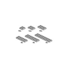 LEGO Grey Plates Set 10060