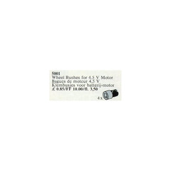LEGO 4 Wheel Bushes for 4.5V Basic Motor Set 5001
