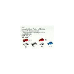 LEGO Lamp Holders, Tool Holder Plates Set 5197