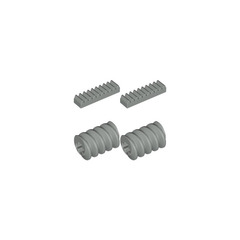 LEGO Worm Gear and Racks Set 1321