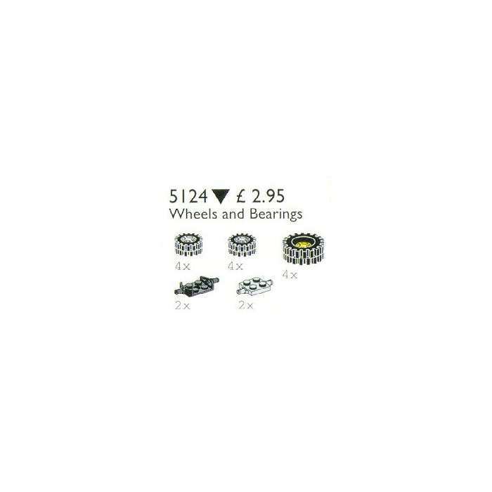 LEGO Wheels and Bearings Set 5124