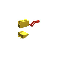 LEGO Digger Bucket Set 705-4