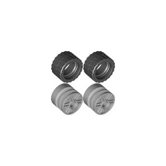 LEGO Small Wide Tire Set 991331-2
