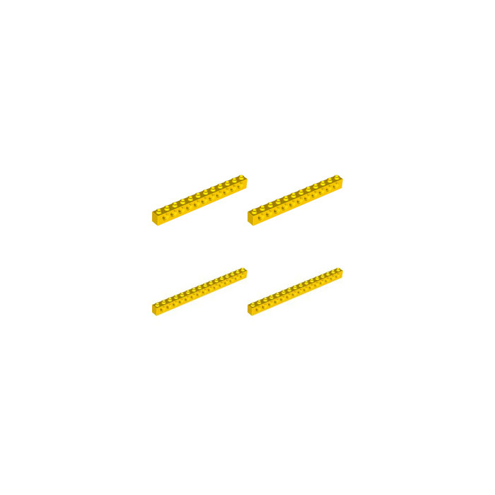 LEGO Yellow beams Set 1221-1