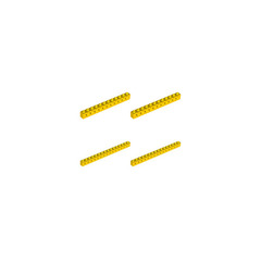 LEGO Yellow beams Set 1221-1