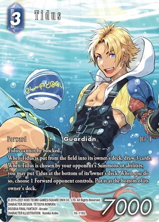 Tidus- 16-116L - Full Art