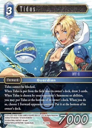 Tidus - 16-116L - Foil