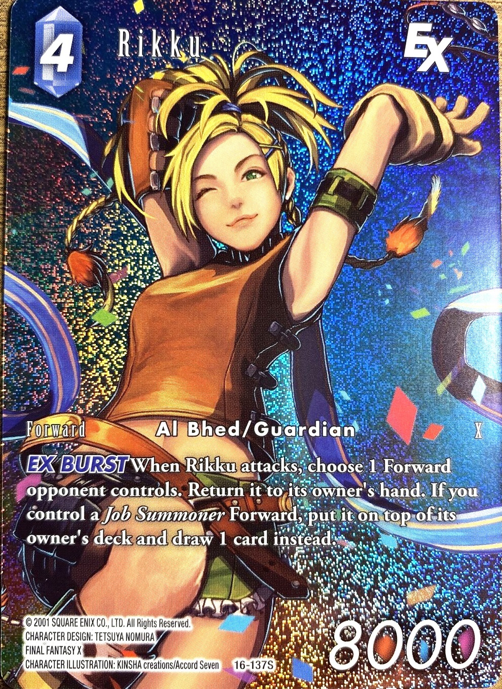 Rikku EX - 16-137S - Full Art