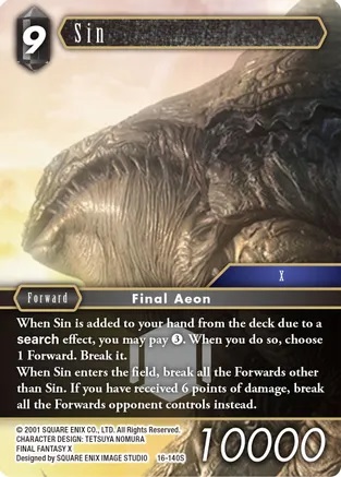Sin - 16-140S - Foil
