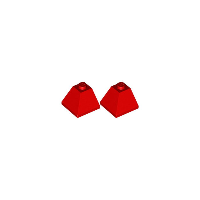 LEGO Sloped Bricks, Red Set 34