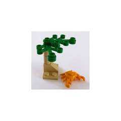 LEGO Pirates Advent Calendar Set 6299-1 Subset Day 9 - Plants and Crab