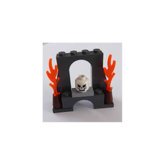 LEGO Pirates Advent Calendar Set 6299-1 Subset Day 23 - Brick Arch with Fire and Skull