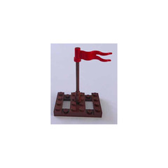 LEGO Pirates Advent Calendar Set 6299-1 Subset Day 8 - Raft with Flagpole