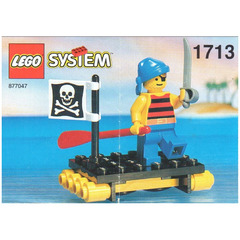 LEGO Shipwrecked Pirate Set 1713-1