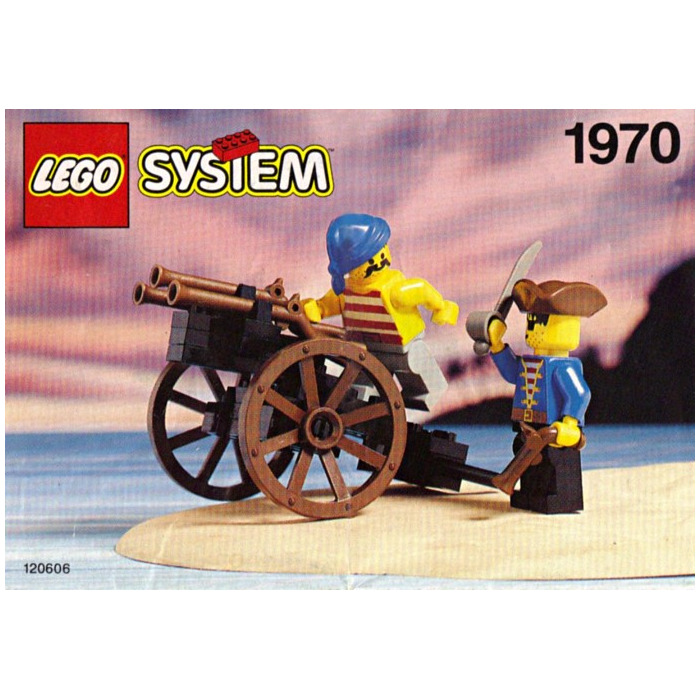 LEGO Pirates Gun Cart Set 1970