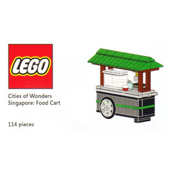 LEGO Cities of Wonders - Singapore: Food Cart Set COWS-1
