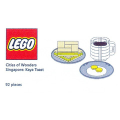 LEGO Cities of Wonders - Singapore: Kaya Toast Set COWS-2