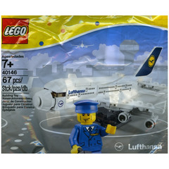 LEGO Lufthansa Plane Set 40146