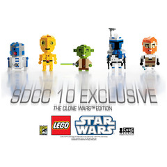 LEGO San Diego Comic Con 2010 Exclusive - CubeDude - The Clone Wars Edition Set COMCON012