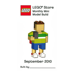 LEGO Boy with Backpack Set MMMB028