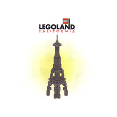 LEGO Las Vegas Skyline Eiffel Tower Set LLCA25