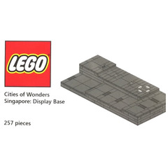 LEGO Cities of Wonders - Singapore: Display stand Set COWS-6