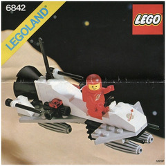 LEGO Small Space Shuttle Craft Set 6842
