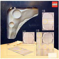 LEGO Two Crater Plates Set 305-1