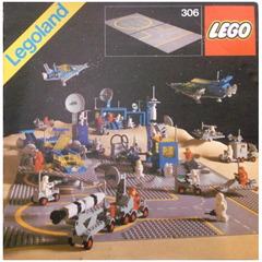 LEGO Two Lunar Landing Plates Set 306-1
