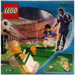 LEGO Shoot 'n' Score Set (with ZIDANE / Adidas Minifigure) 3401-2