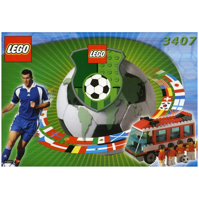 LEGO Red Team Bus Set 3407