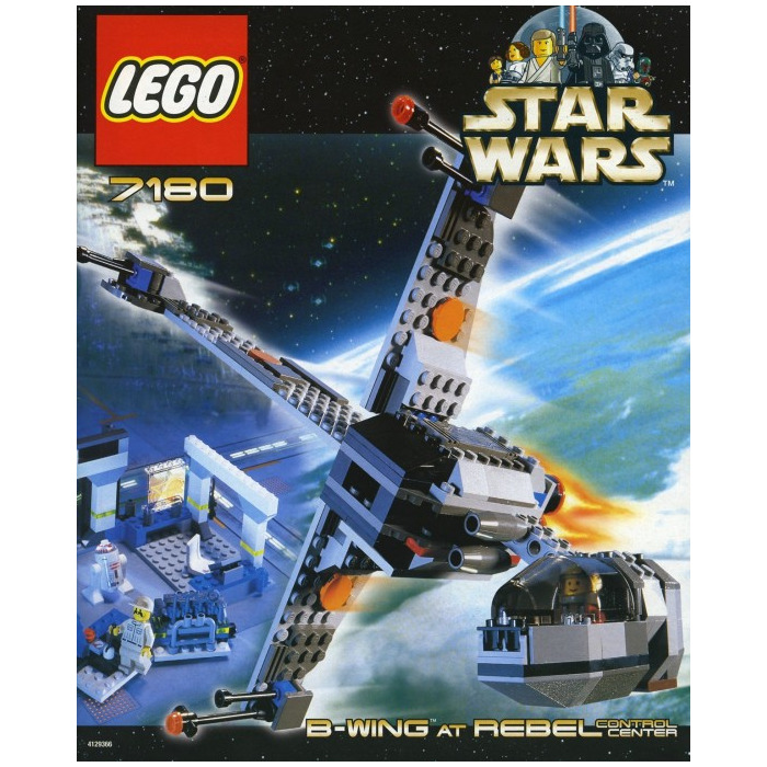 LEGO B-wing at Rebel Control Center Set 7180