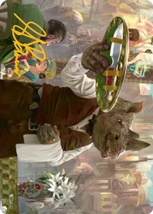 Killer Service Art Card - Gold-Stamped Signature