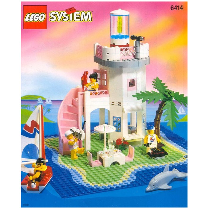 LEGO Dolphin Point Set 6414