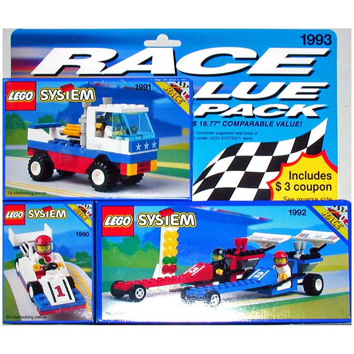 LEGO Race Value Pack Set 1993
