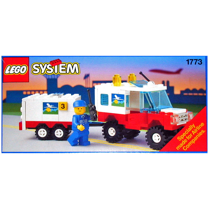 LEGO Airline Maintenance Vehicle with Trailer Set 1773