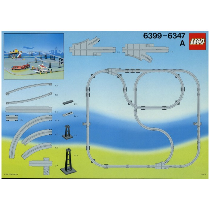 LEGO Monorail Accessory Track Set 6347