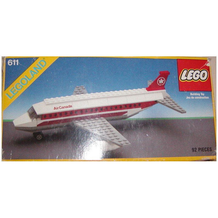 LEGO Air Canada Jet Plane Set 611-2