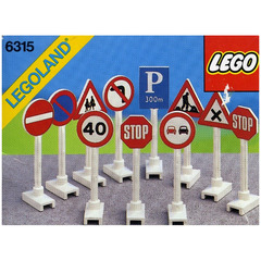 LEGO Road Signs Set 6315
