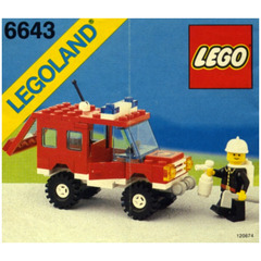 LEGO Fire Chief's Truck Set 6643